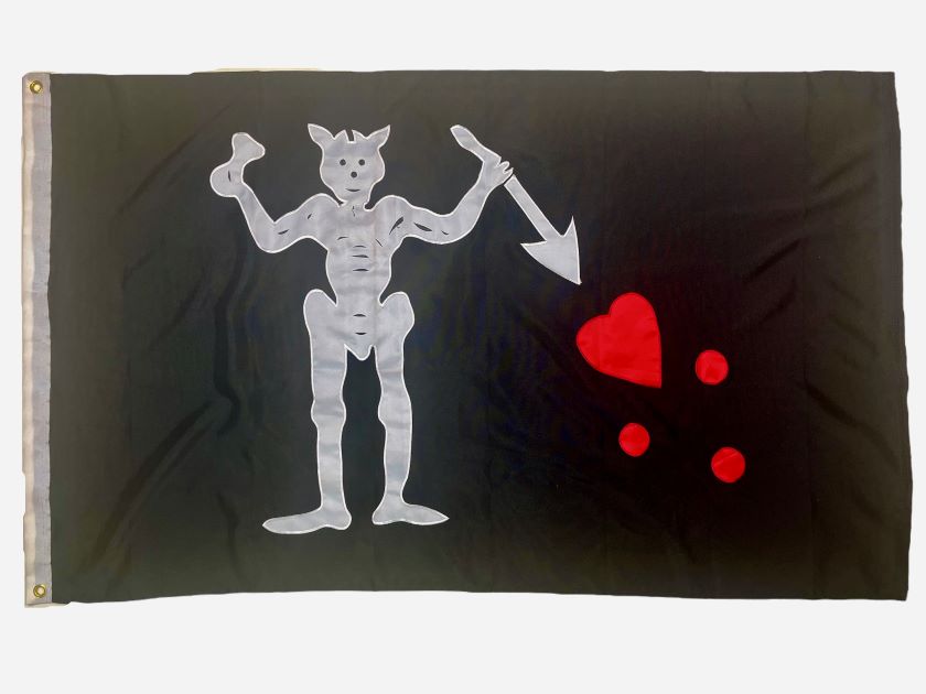 Blackbeard flag real