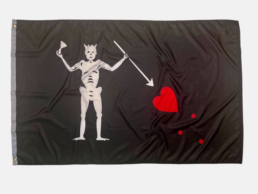 Blackbeard flag patch