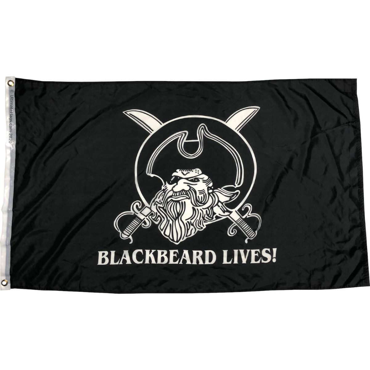 Blackbeard flag real